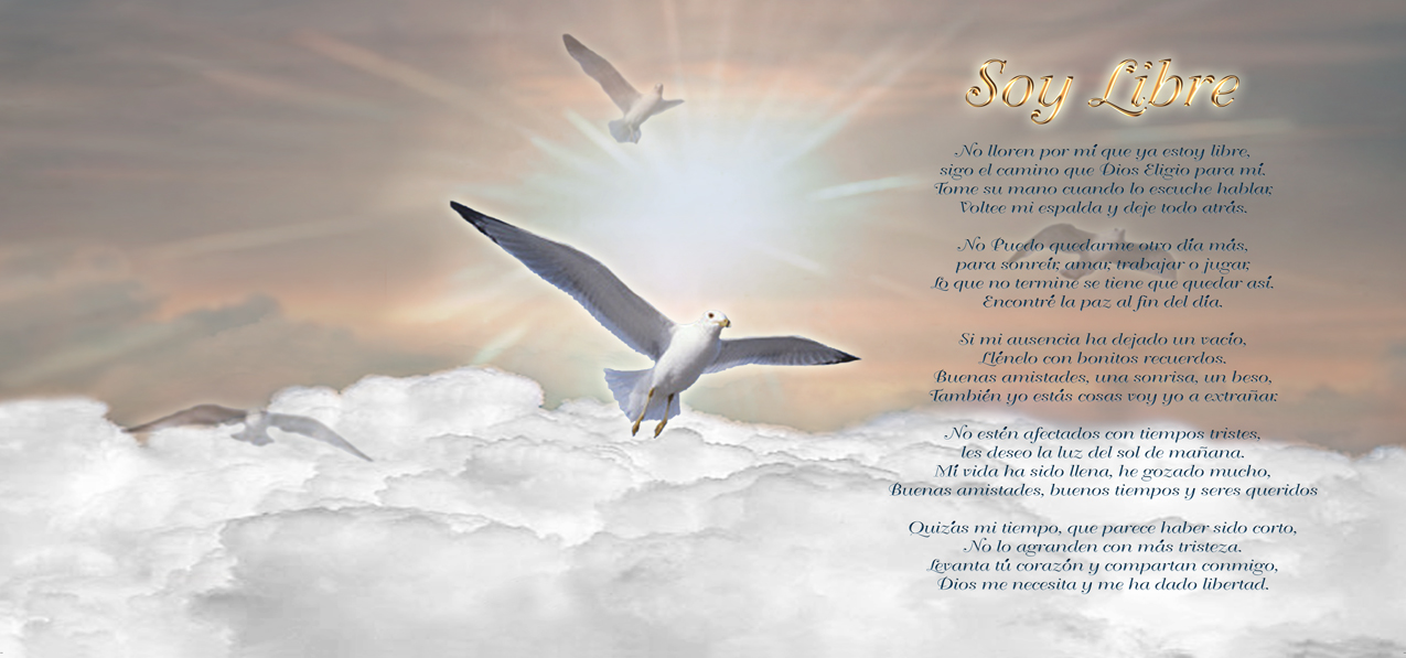 Soy Libre Bronze Clouds (With Verse)